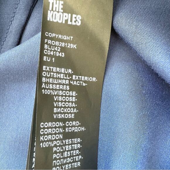 NWT!!! The Kooples women long dress size 1 or M Retail 365$ - Picture 7 of 10